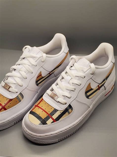 burberry nikes|air force one burberry.